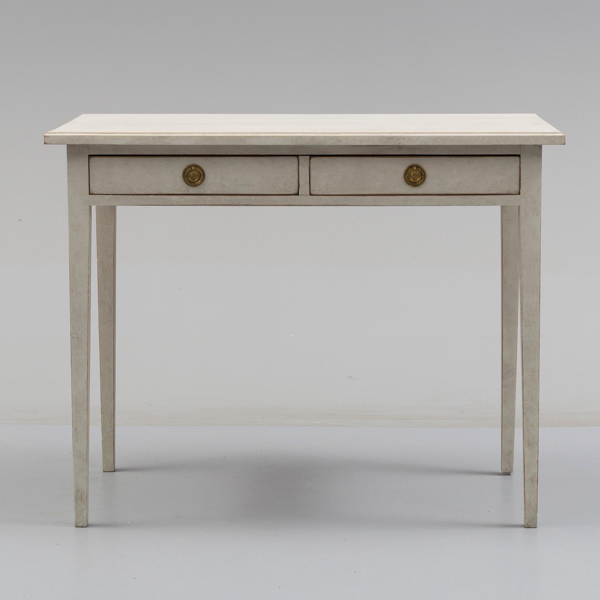 An early 20th century writing desk.