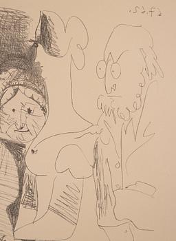 Pablo Picasso, "Portrait de famille III (Six Personnages)".