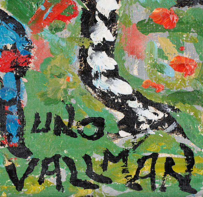 UNO VALLMAN, olja på duk, sign.