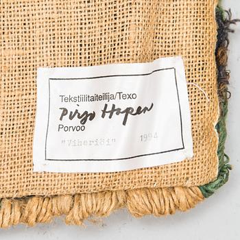 PIRJO HOPEA, textile, 151 x 139 cm.