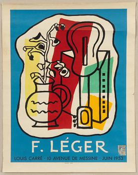 Fernand Léger, "Galerie Louis Carre", utställningsaffisch.