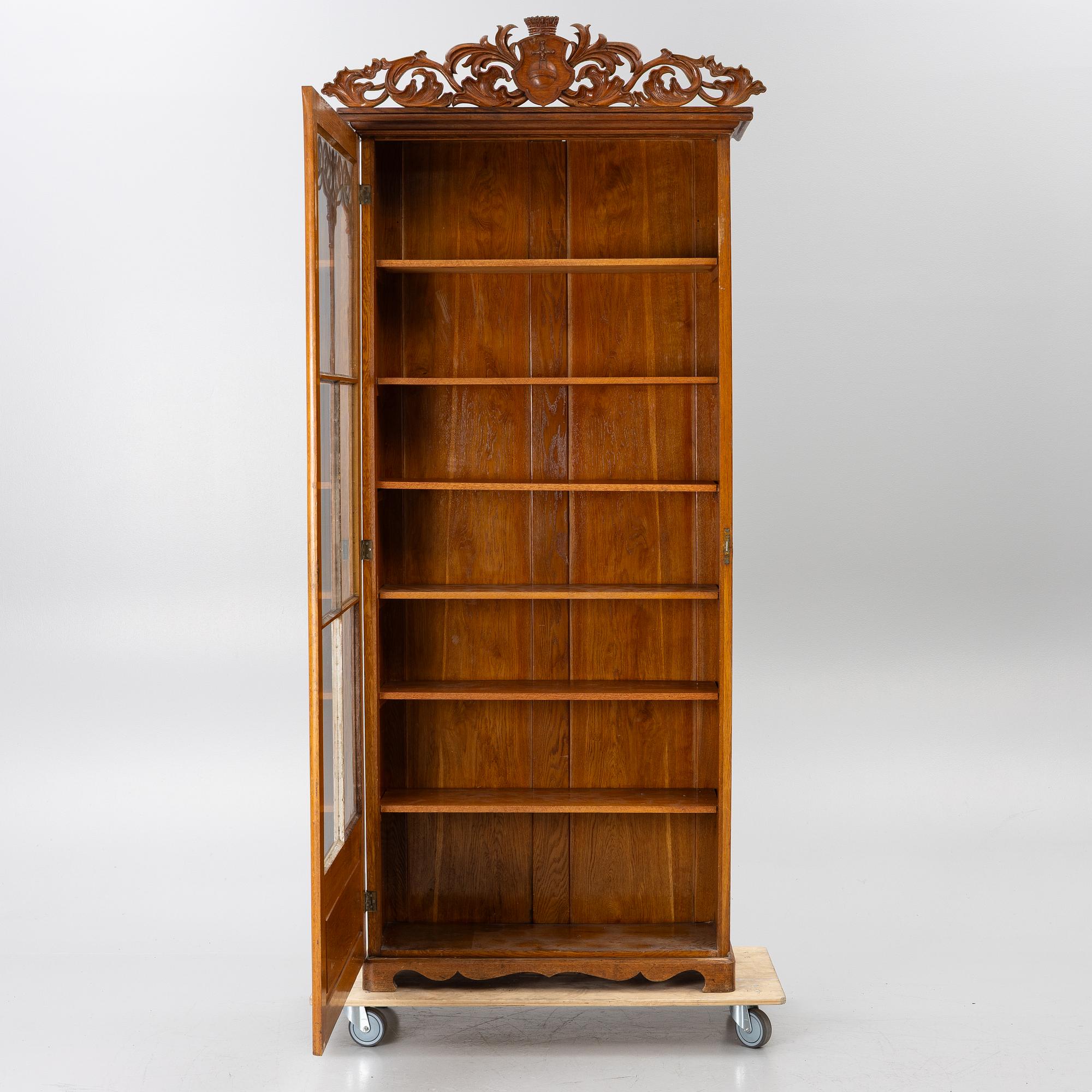 A bookcase, late Empire, second half of the 19th century.