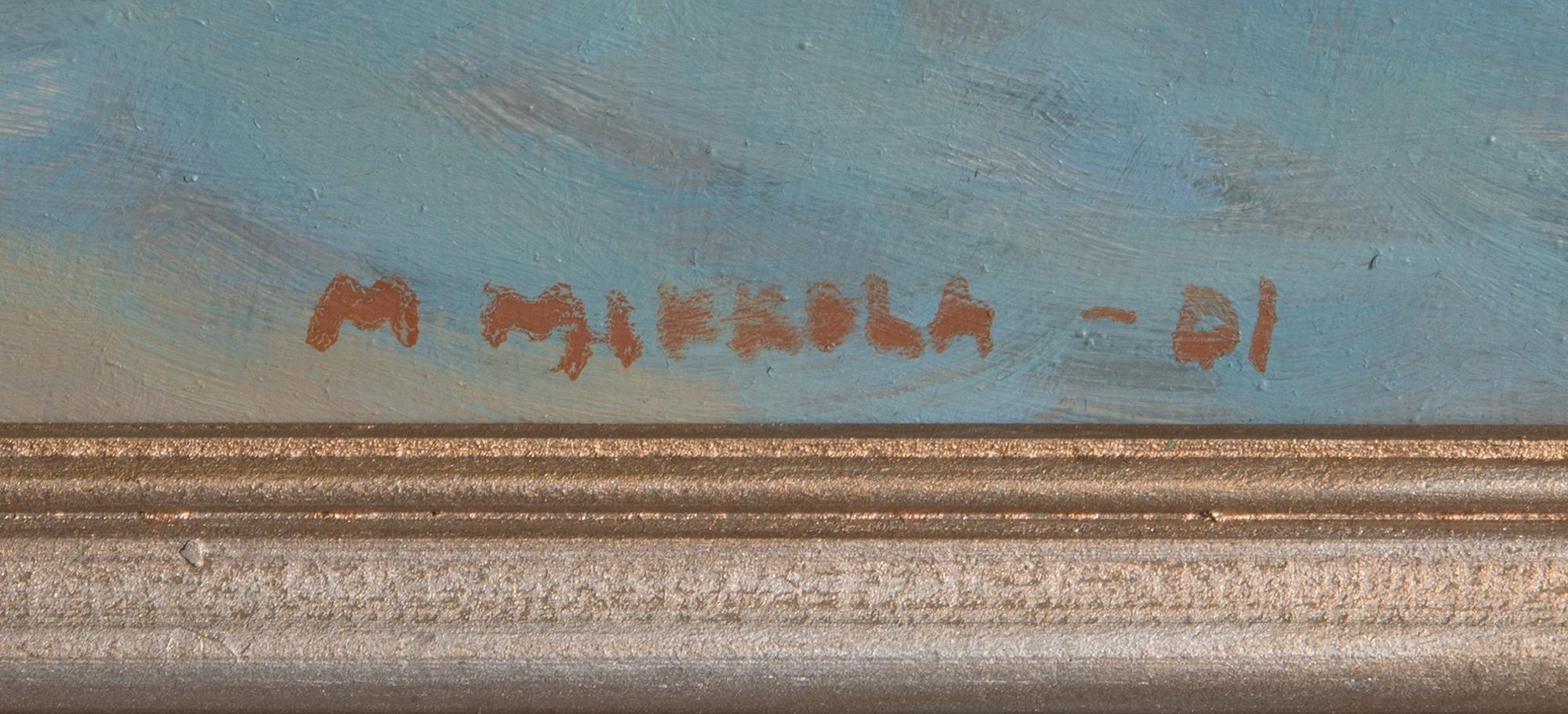 MATTI MIKKOLA, oil on board, signed and dated -01.