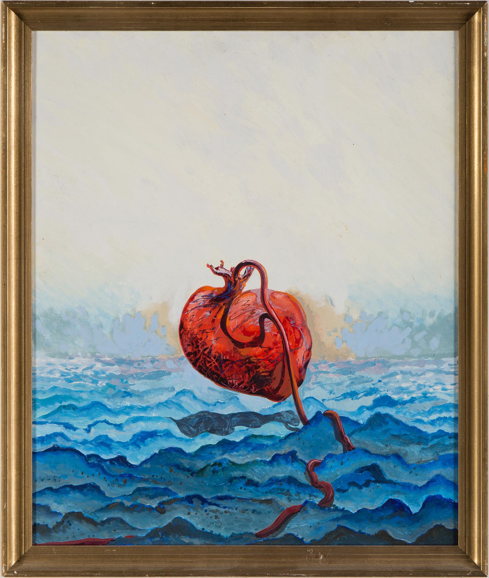 FOLKE LIND, olja på pannå, signerad och daterad -70 a tergo.