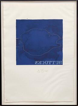 JASPER JOHNS, colour lithographe, signed and numbered 48/49, dated '74.