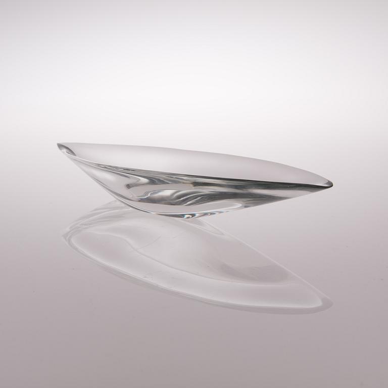 A piece of art glass model 3359, 3859, signed Tapio Wirkkala Iittala. Late 1950s.