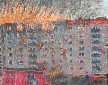 VERA NILSSON, pastell, monogramsignerad.