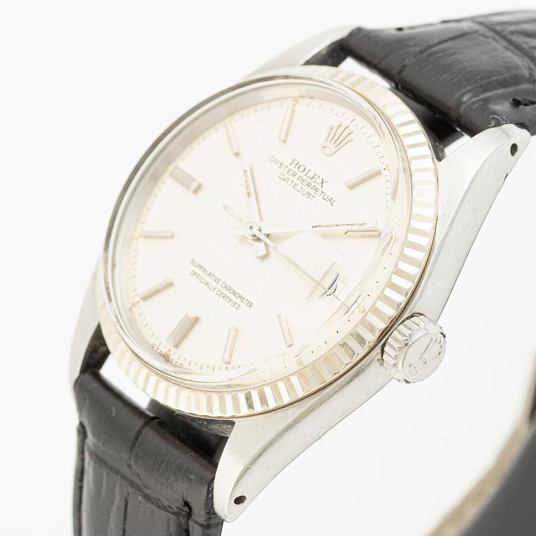 Rolex, Datejust, armbandsur, "Linen sigma dial", 36 mm.