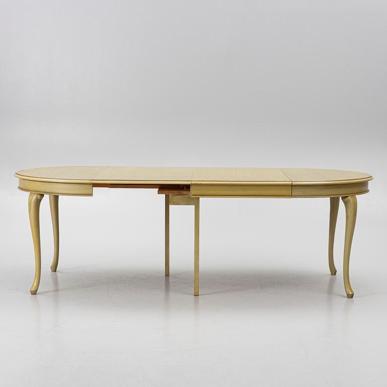 Dining group, 7 pieces. Rococo style, second half of the 20th century.