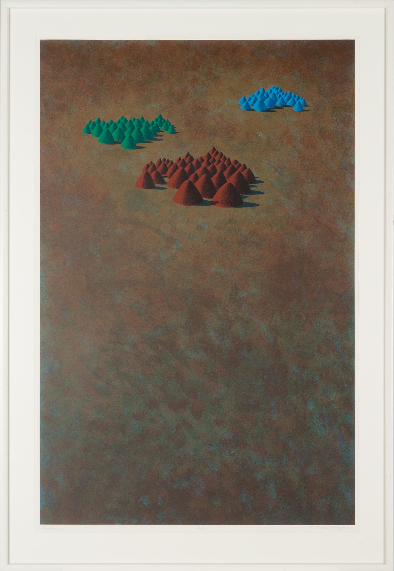 Kristian Krokfors, litografi, signerad och daterad -85, numrerad 52/80.