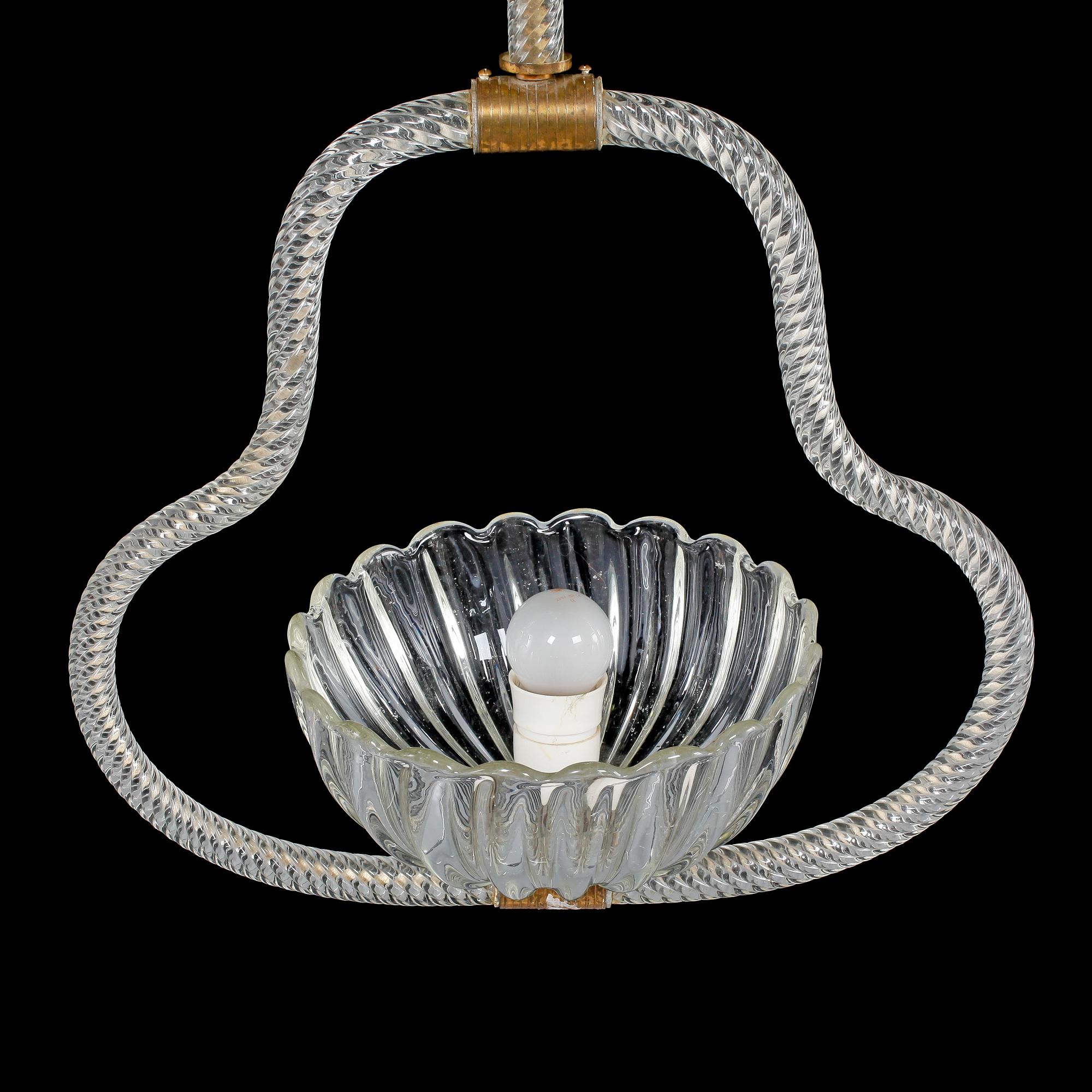TAKLAMPA, venetiansk stil, 1900-talets andra kvartal. Höjd 73 cm.