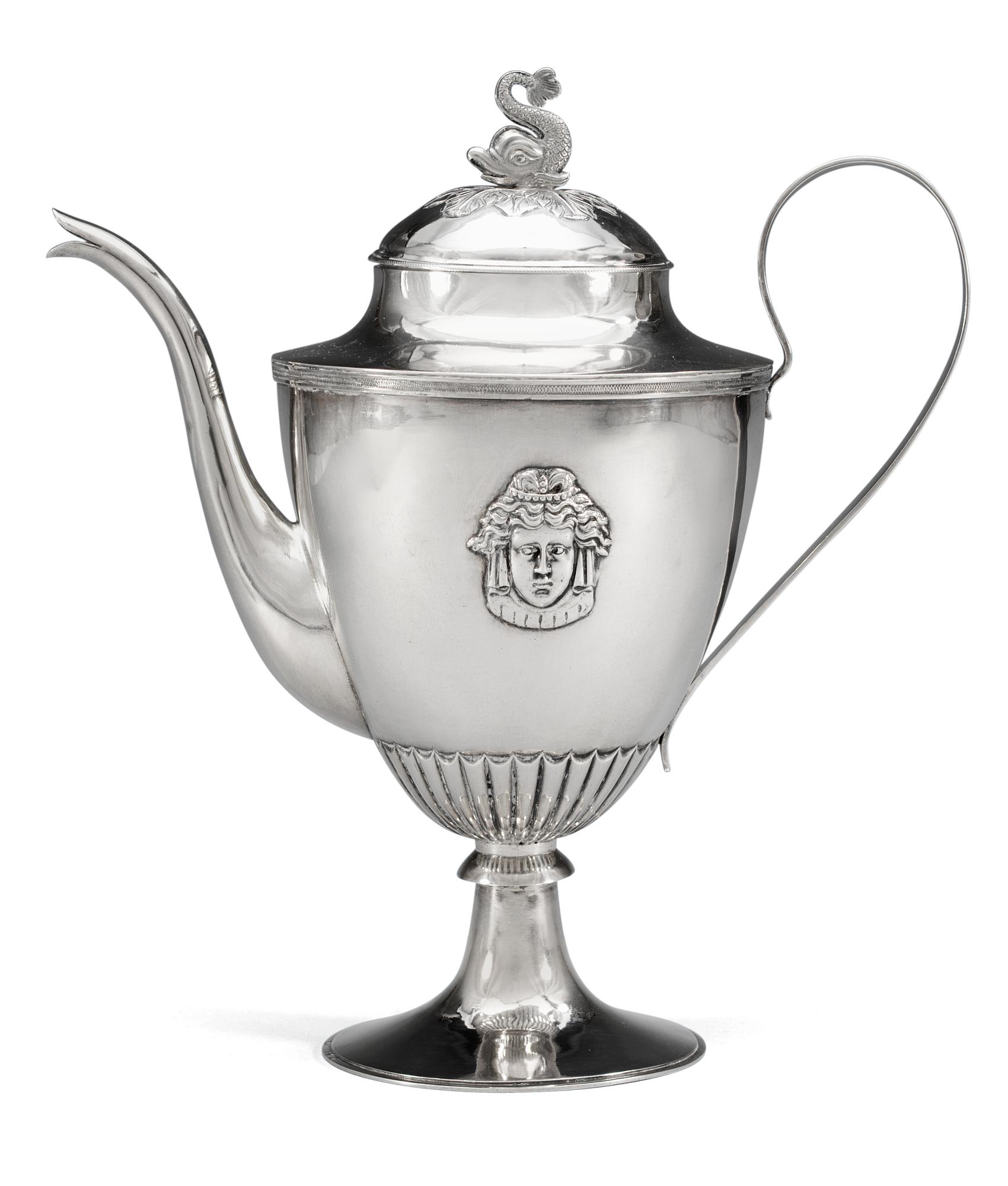 KAFFEKANNA, Daniel Hallman, Stockholm 1812. Empire.
