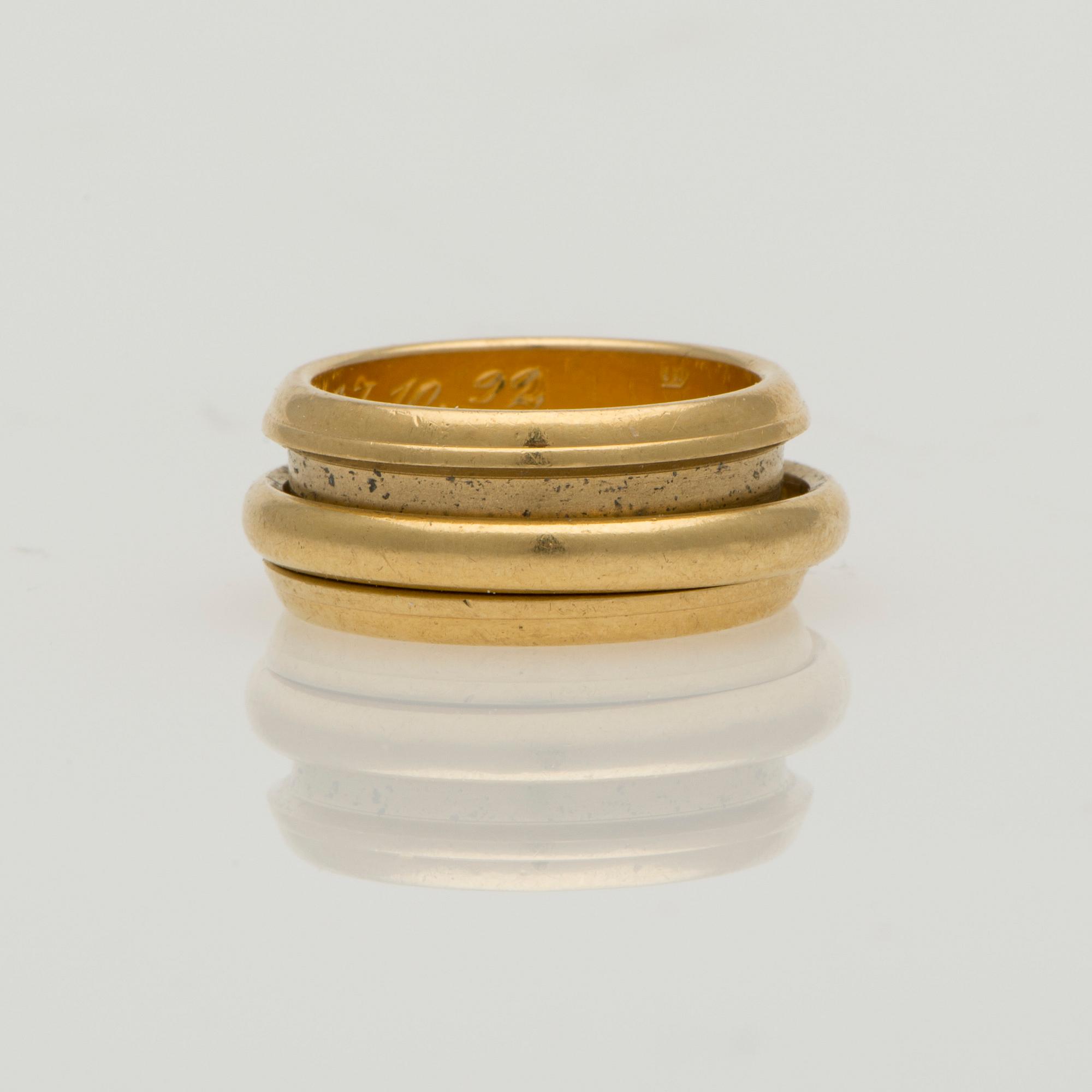 RING, 18K guld. Piaget "Possession Classic". Vikt ca 12,1 g.