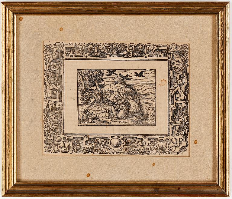 TRÄSNITT, 8 st, 1600-tal.