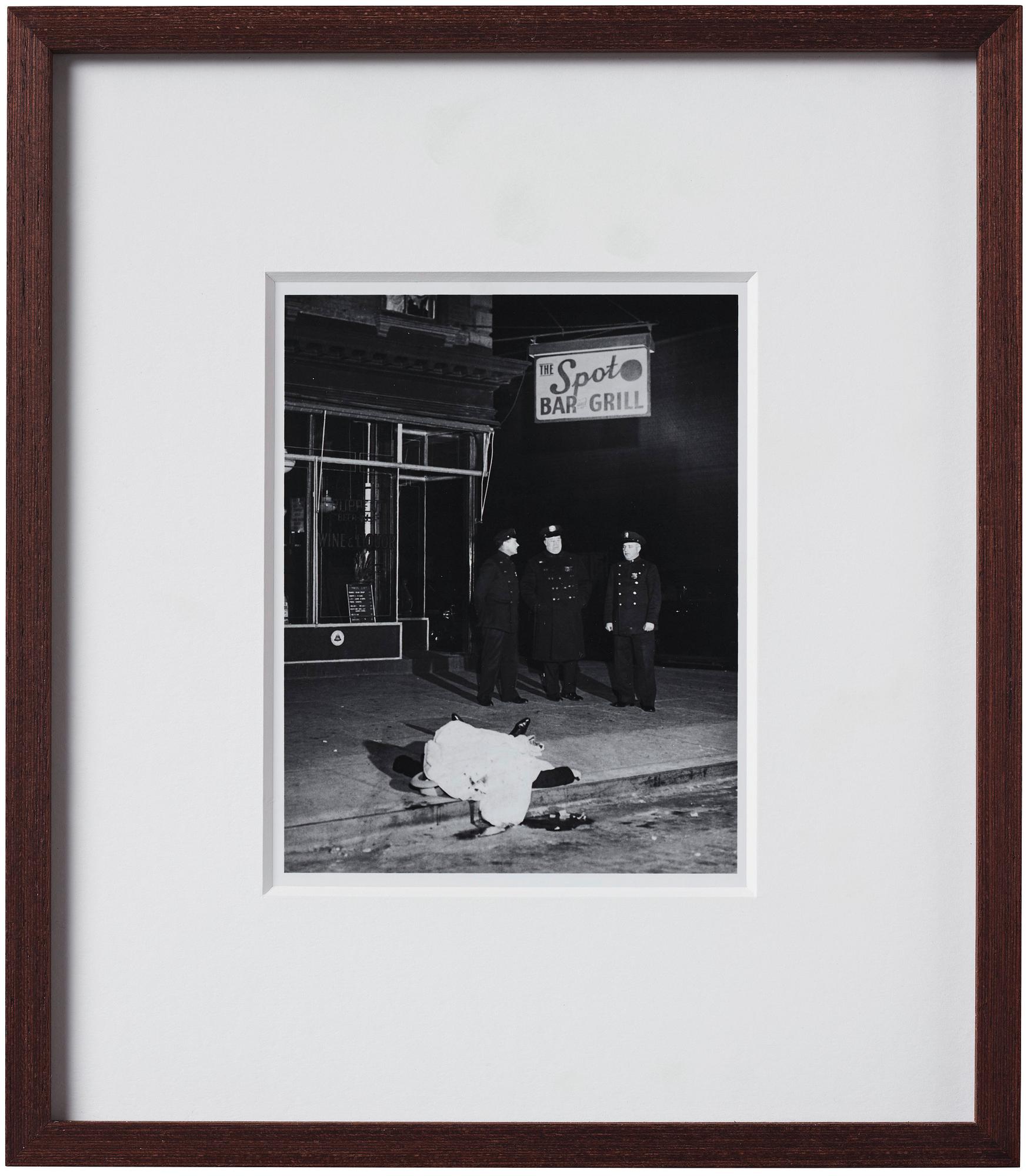 Weegee, "On the spot, December 9", 1939.