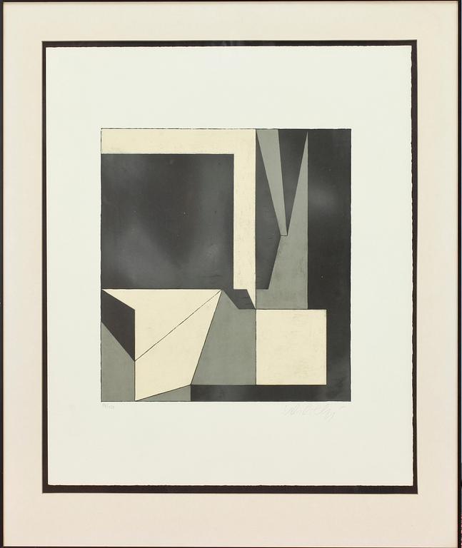 VICTOR VASARELY, färgserigrafi, sign och numr 95/150.