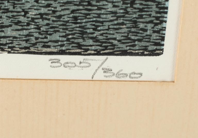 SVENOLOV EHRÉN, färglitografi, signerad och daterad -76, numrerad 305/360.