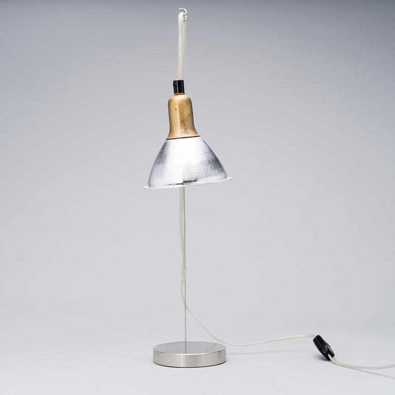 INGO MAURER, BORDSLAMPA OCH TVÅ TAKLAMPOR, "Grasl", formgiven av Jan Roth 1973.