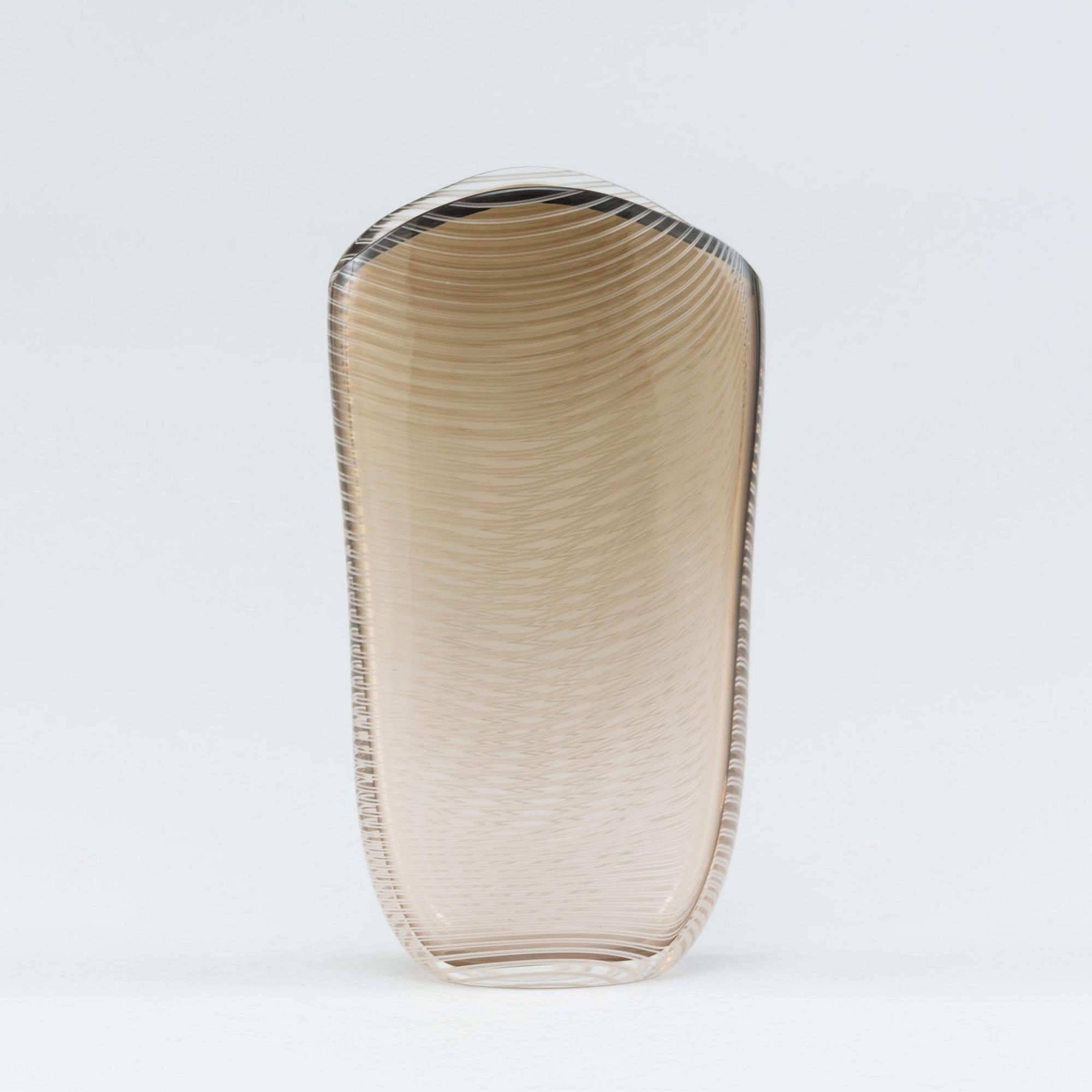 A "cappa" Murano glass vase.
