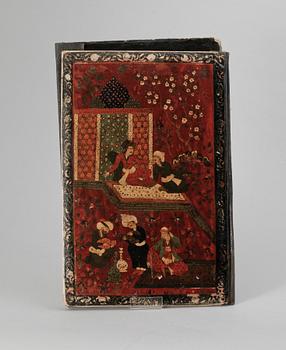 BOKOMSLAG. Troligen Kagar, Iran, 1800-talets mitt.