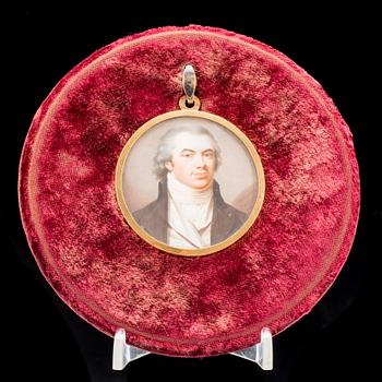 JOHAN ERIK BOLINDER, miniatyr, signerad samt otydligt daterad.