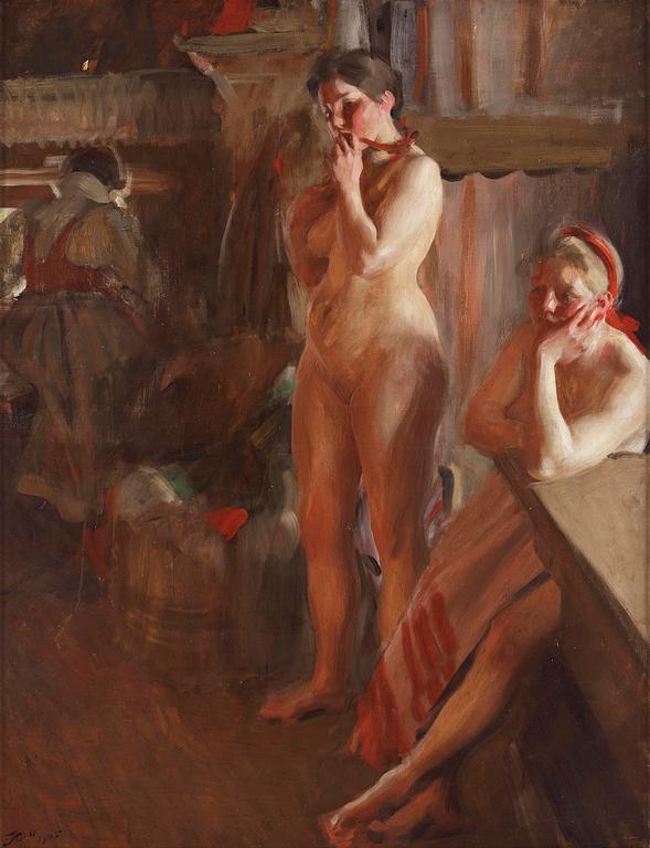 Anders Zorn, "Eldsken".