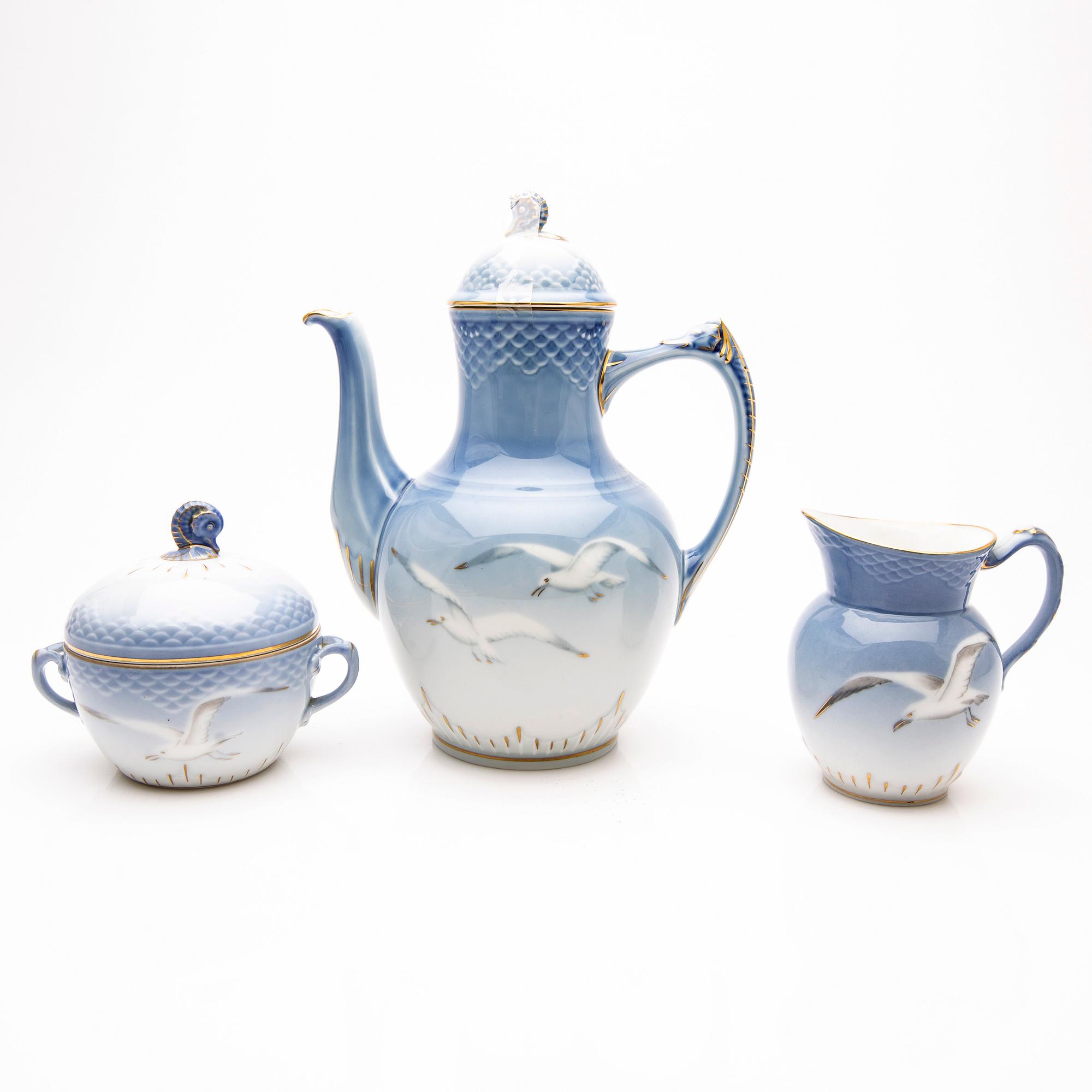 Bing & Grøndahl, Service 91 pcs "Måsen", Denmark, 20th century.