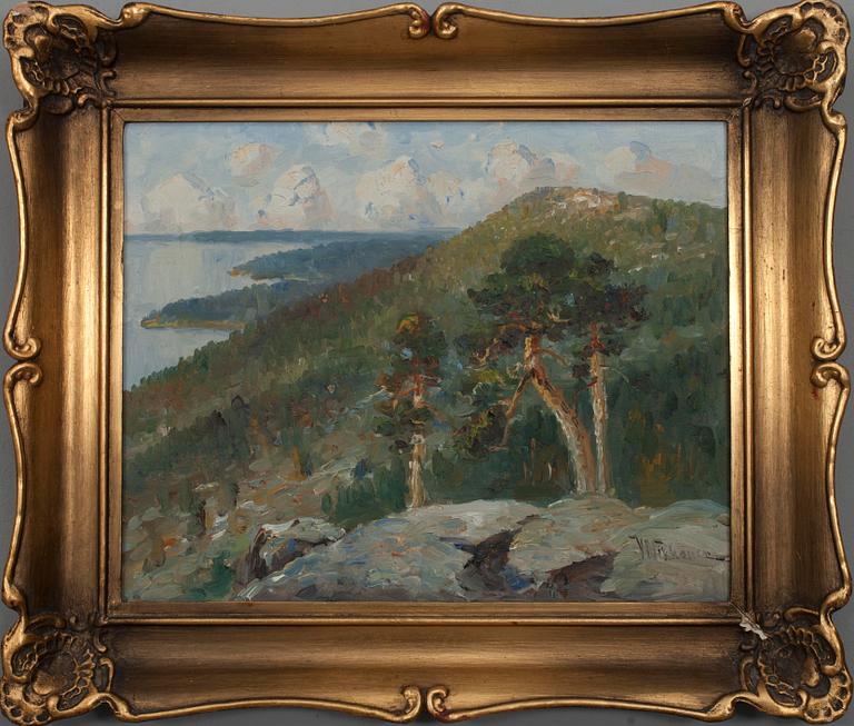 VIKTOR NIKKANEN (FINLAND), olja på duk, sign.