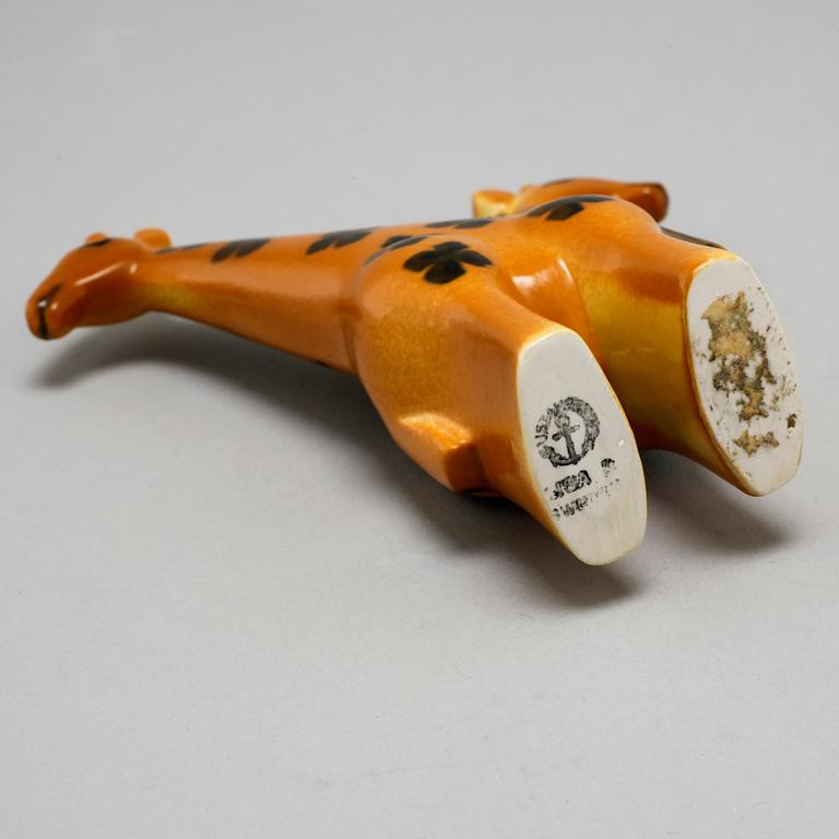 LISA LARSON, three stoneware figurines for Gustavsberg, second half of the 20th century.