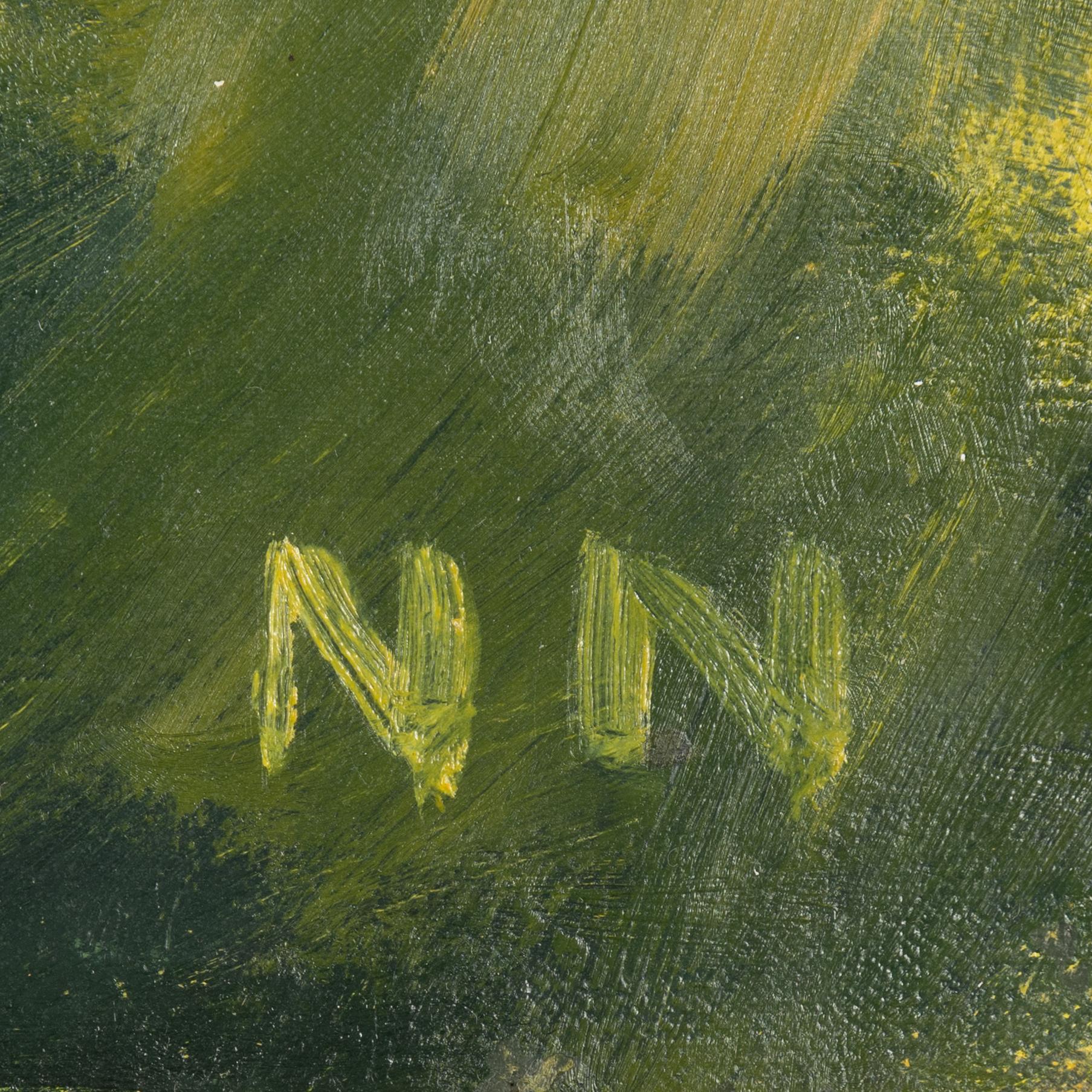 Nils Nilsson, olja på duk, signerad signerad NN.