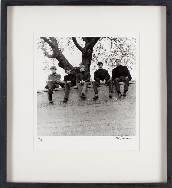 PHILIP TOWNSEND, gelatin silver print "Rolling Stones", signed Philip Townsend and numbered AP 2/5.