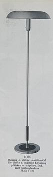 Harald Notini, a floor lamp, Arvid Böhlmarks Lampfabrik, Stockholm, 1930s.