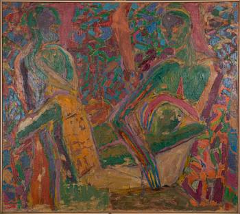 ELINA LIIKANEN, olja på duk, signerad och daterad 1982 a tergo.