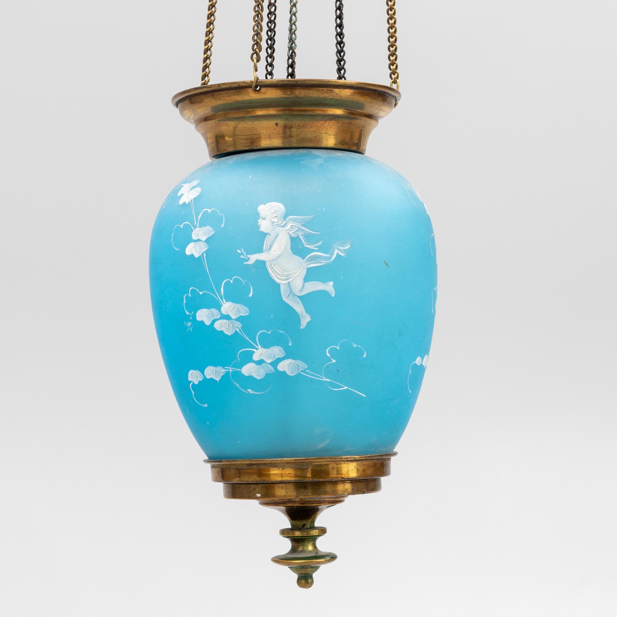 A ceiling light, early 20th Century.