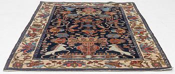 An antique Hamadan rug Northwest Persia (Iran), c. 190 x 140 cm.
