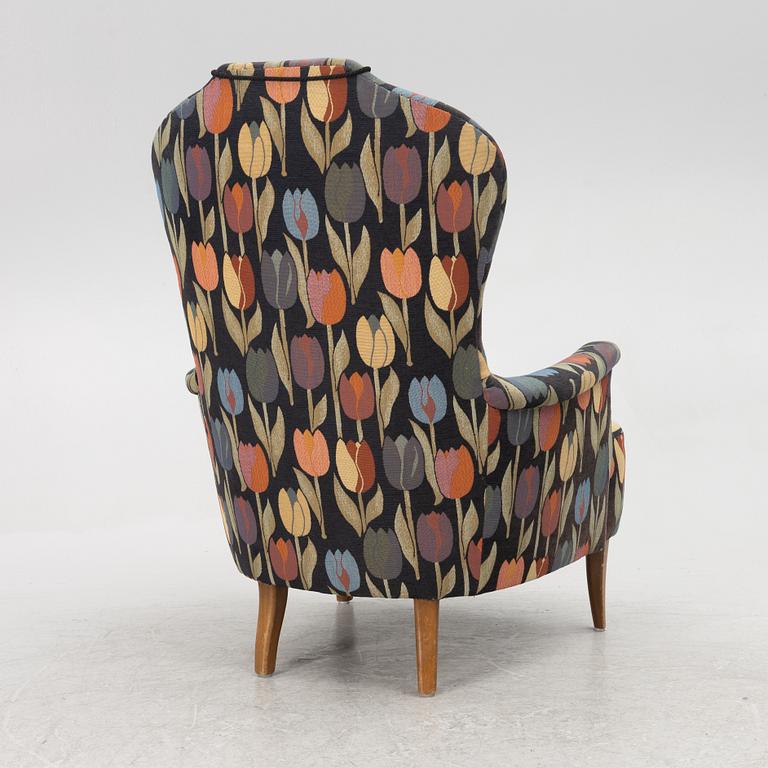 Carl Malmsten, an armchair, 'Farmor', late 20th century.