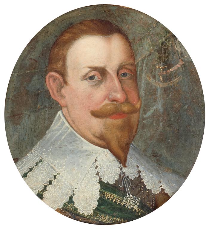 Cornelius Arendtz Tillskriven, "Konung Gustaf II Adolf" (1594-1632).
