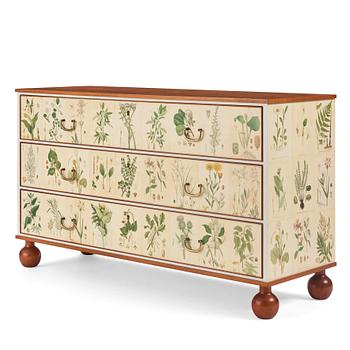 268. Josef Frank, a "Flora" chest of drawers, Firma Svenskt Tenn, Sweden, probably 1970s.