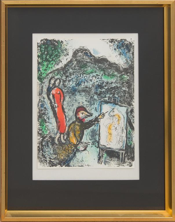 MARC CHAGALL, originalfärglitografi.
