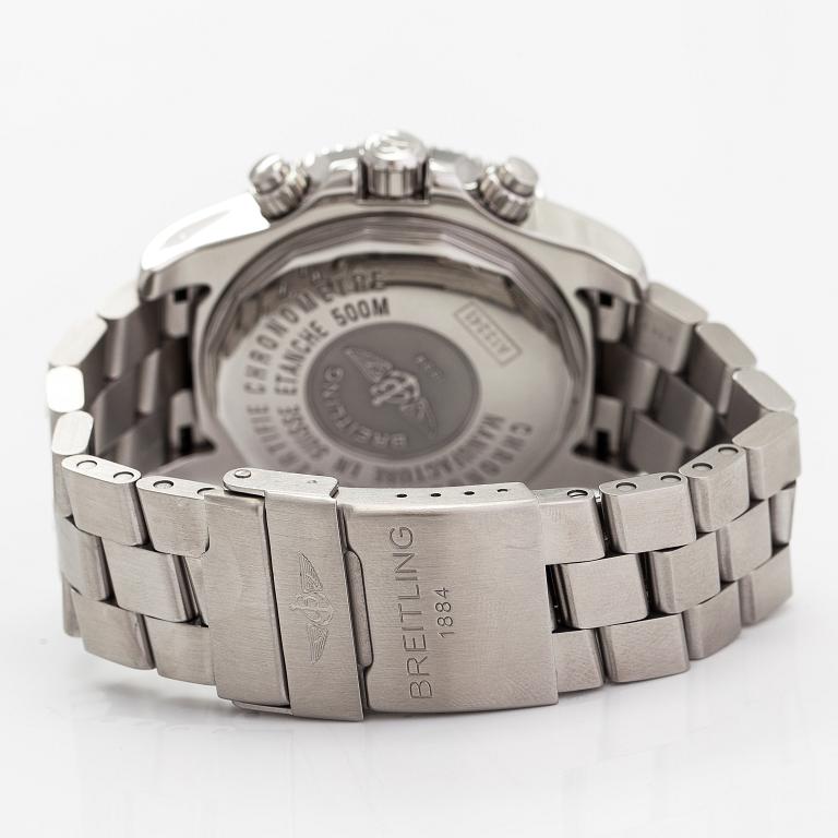 Breitling, Superocean, chronometre, 500m, wristwatch, 44 mm.
