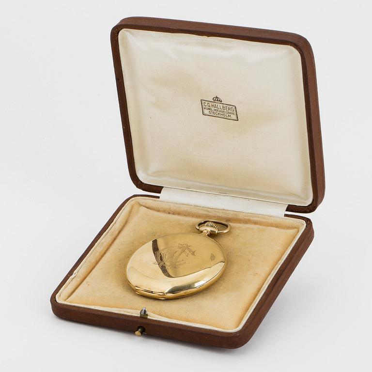 POCKET WATCH, hunter, 49 mm.