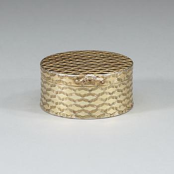 SNUSDOSA, mästarstämpel saknas men med fransk kontrollstämpel. Rokoko, 1700-talets andra hälft.