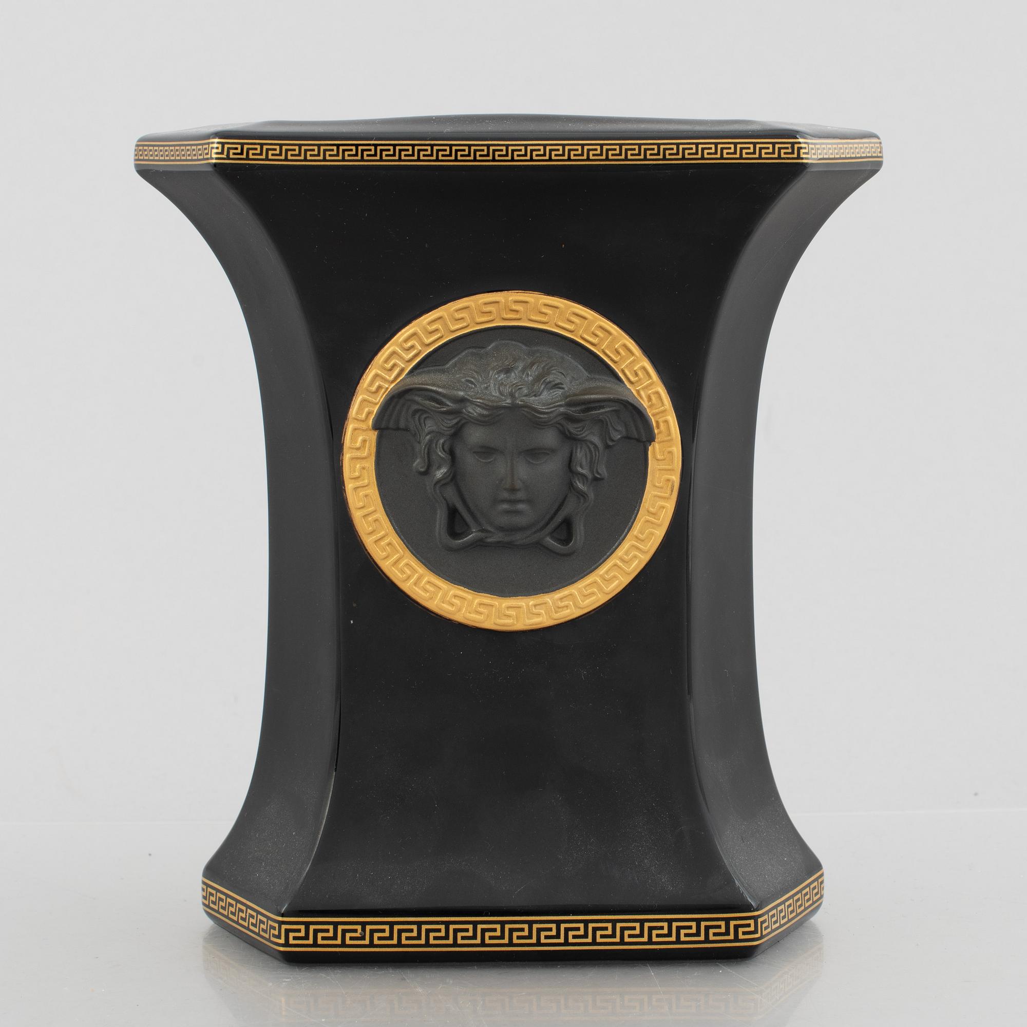 Versace, a 'Gorgona' porcelain vase, for Rosenthal.