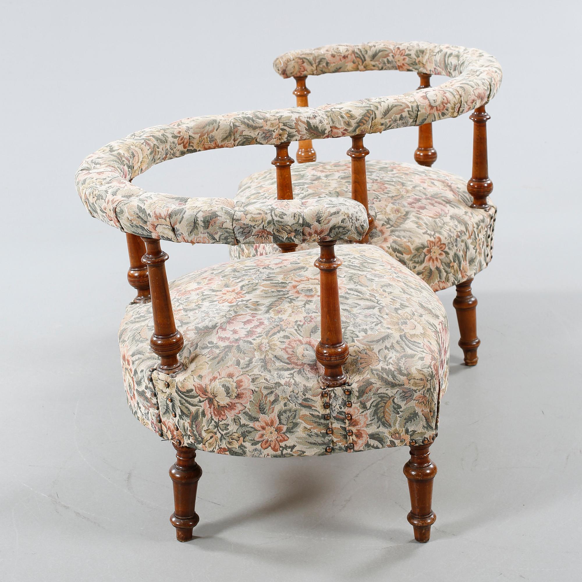 FÄSTMANSSOFFA, s k Causeuse, 1800-talets slut.