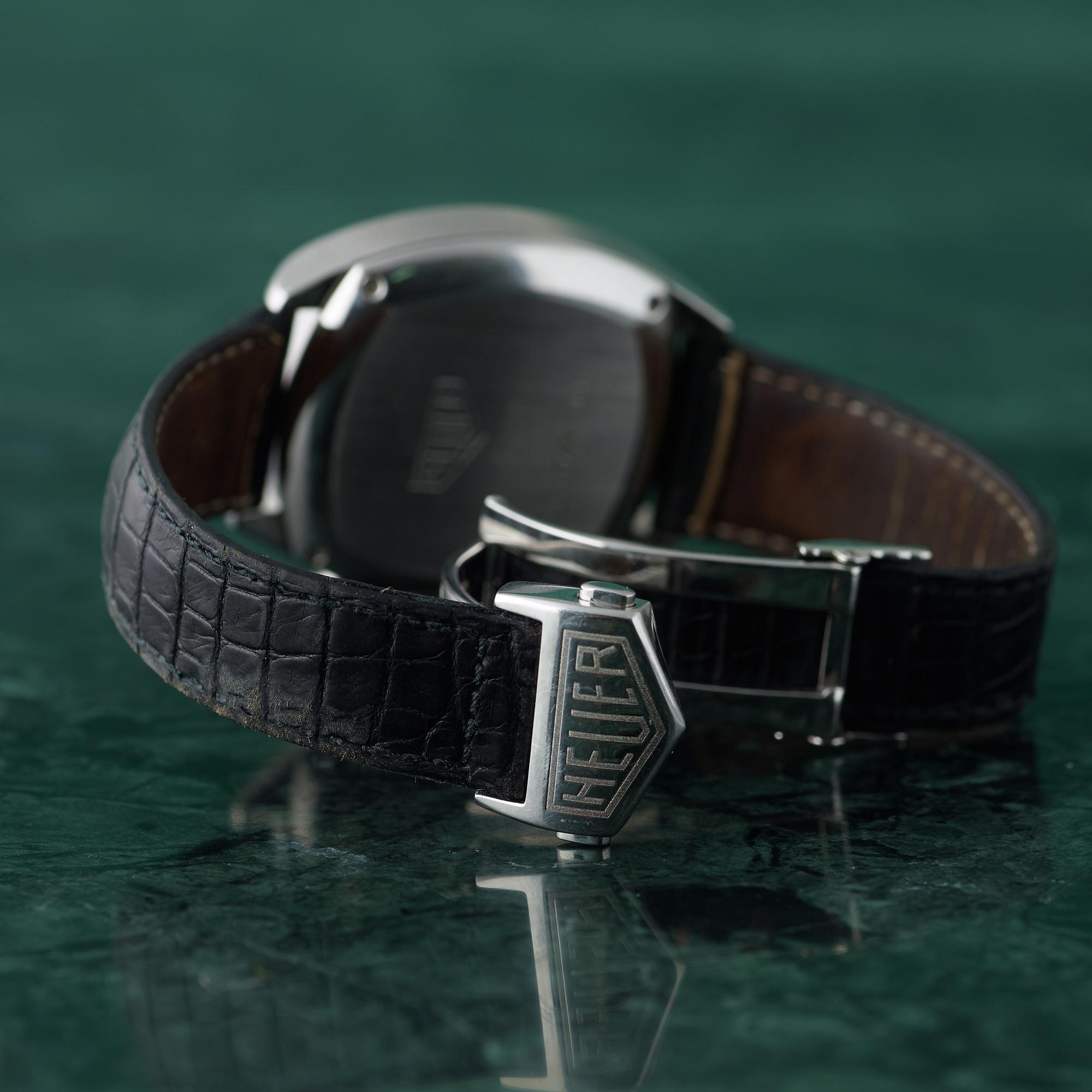 HEUER, Classics, Monza, kronograf, armbandsur, 37,5 mm,