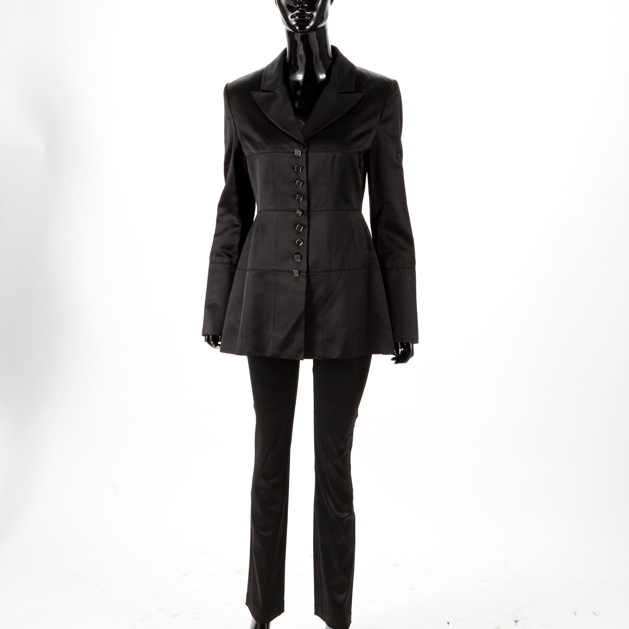 DRÄKT, tvådelad, Karl Lagerfeld.