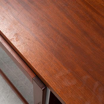 Two 'Avanti' mahogany veneered cupboards, Dux, later part of the 20th Century.