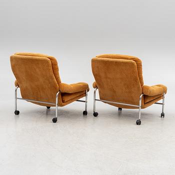 Fåtöljer ett par,  "Kimo" från Ulferts, 1970-tal.