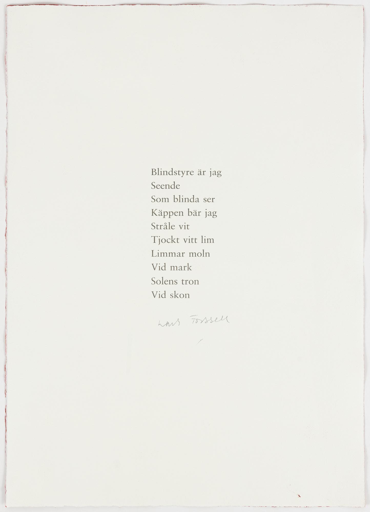 Pierre Olofsson, "Spindeller", mapp.