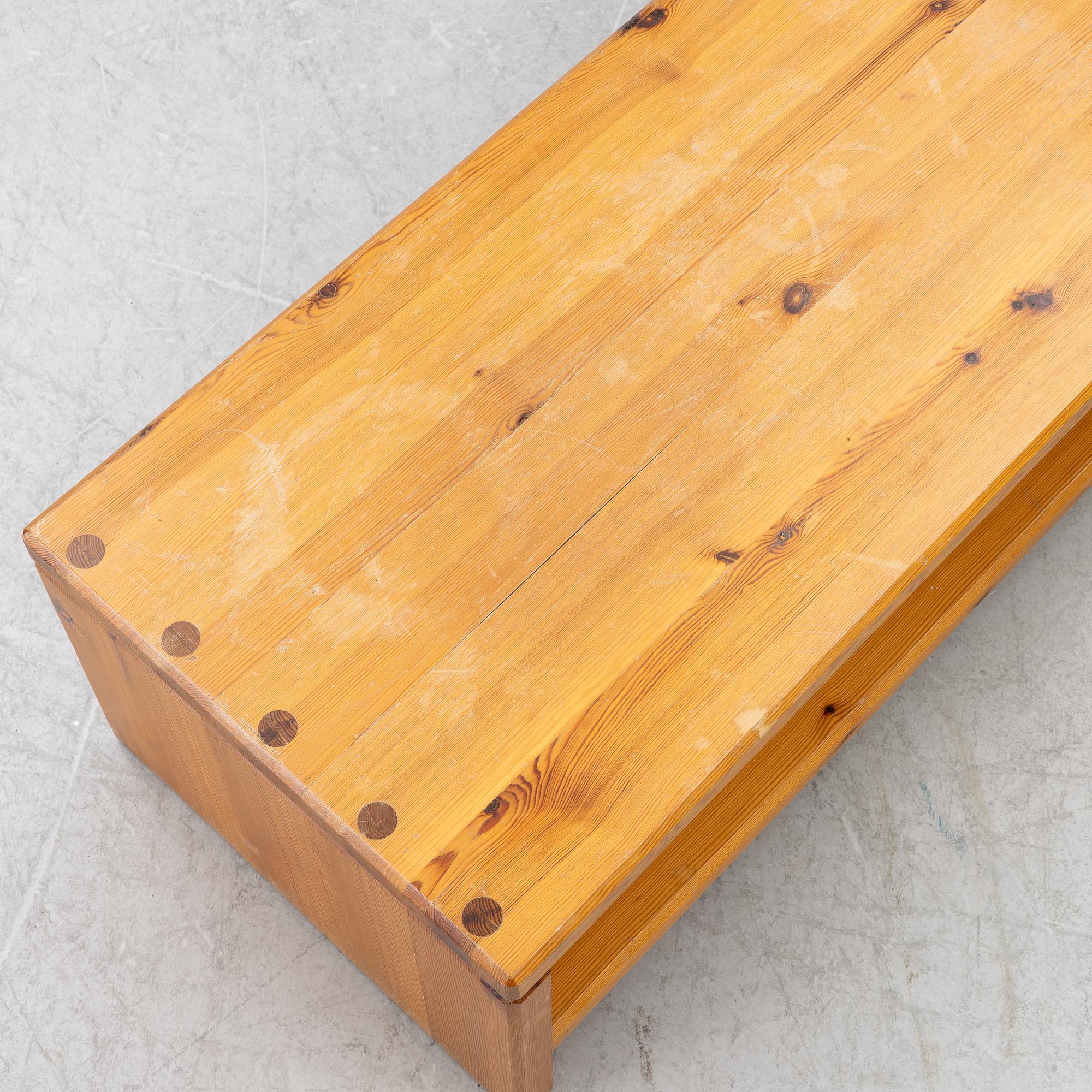 Christer Larsson, a bench, Sven Larsson Möbelshop, 1970.